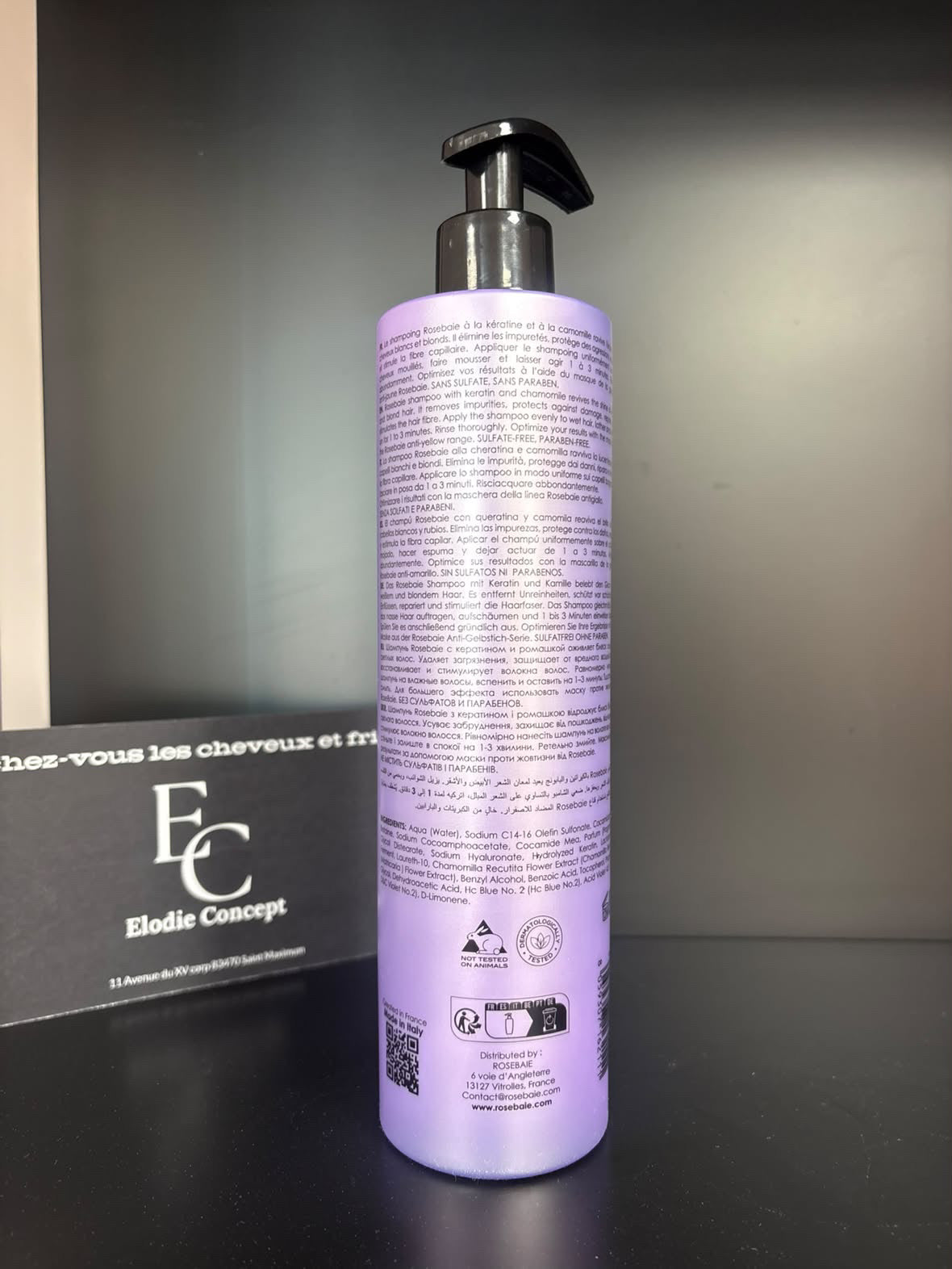 SHAMPOING LUMIÈRE - ANTI-REFLETS POUR CHEVEUX BLONDS & BLANCS