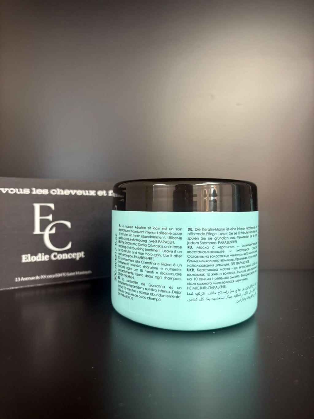 MASQUE RICIN & KÉRATINE – POUSSE & HYDRATATION