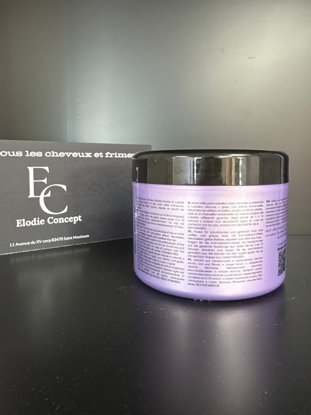 MASQUE VIOLET - ANTI-REFLETS POUR CHEVEUX BLOND & BLANC