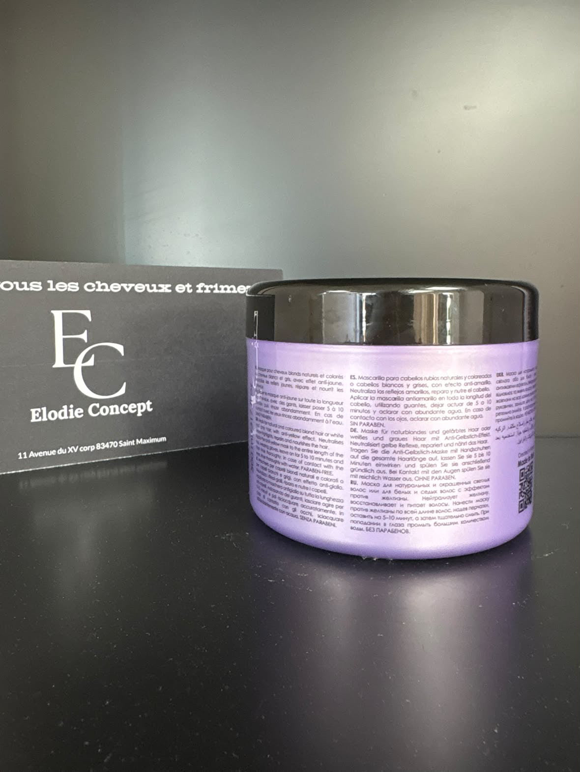 MASQUE VIOLET - ANTI-REFLETS POUR CHEVEUX BLOND & BLANC